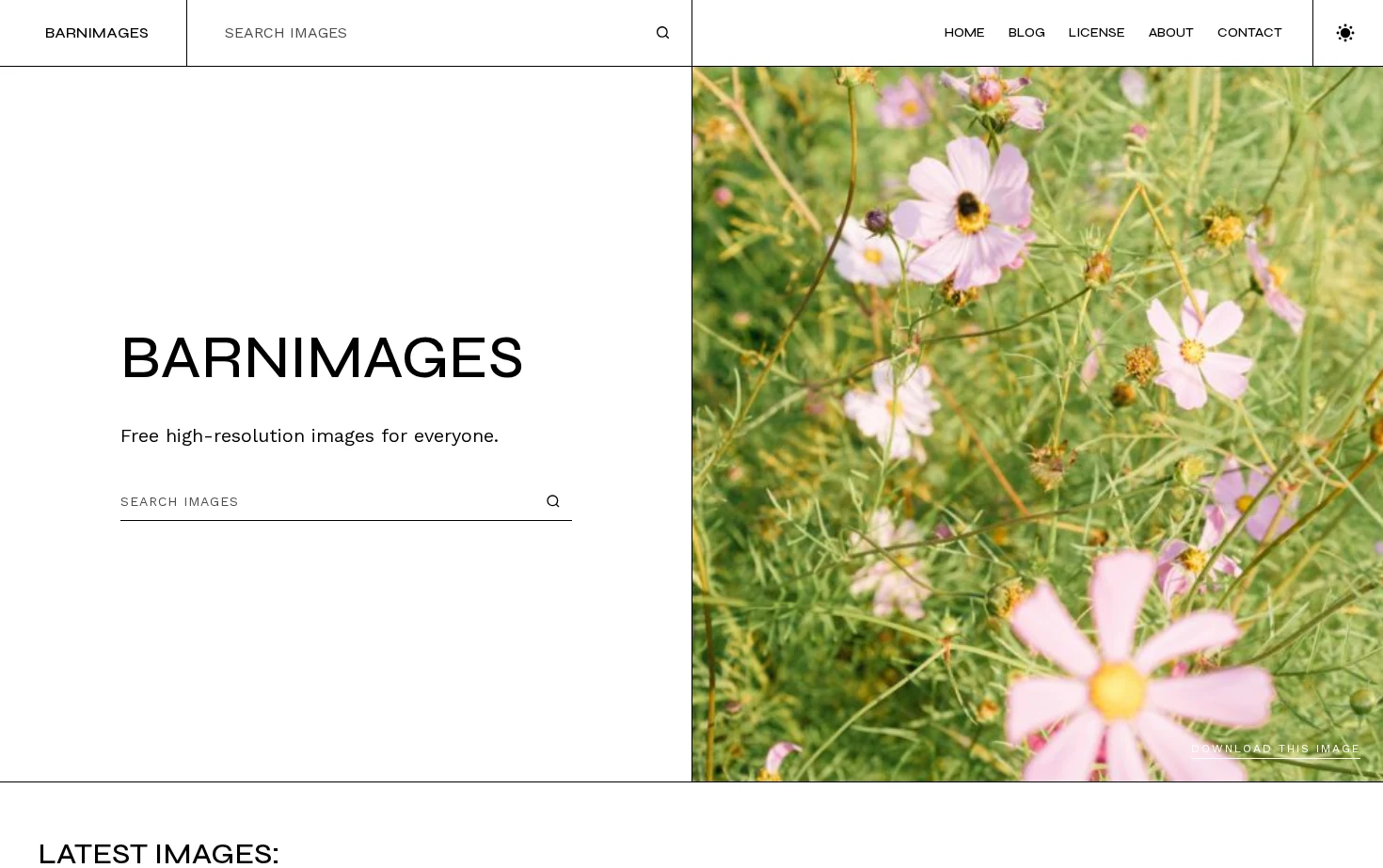 Barnimages 页面快照